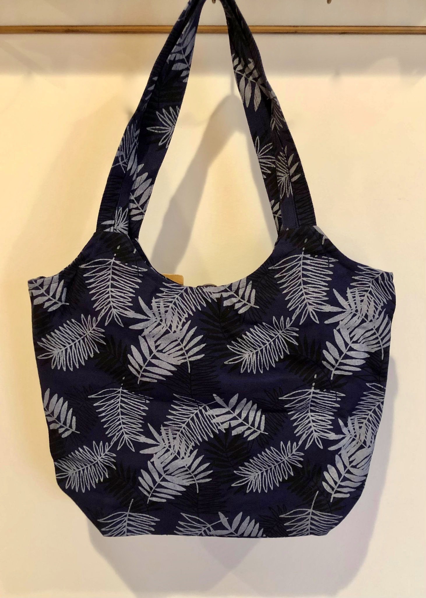 BLUE FERN TOTE BAG - Center for Sound Therapy