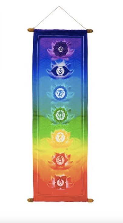 French Style Chakra Banner - Center for Sound Therapy