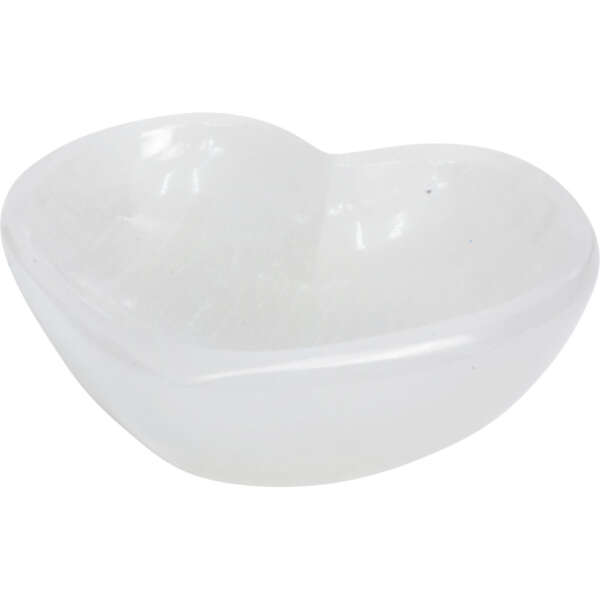 Selenite Heart Bowl