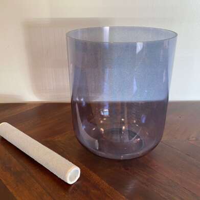 7” Blue Sapphire Alchemy Crystal Singing Bowl - Note G#