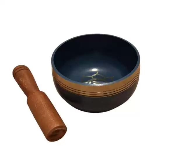 Light Blue 3.25 inch Tibetan Singing Bowl