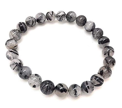 Black Rutilated Quartz Bracelet