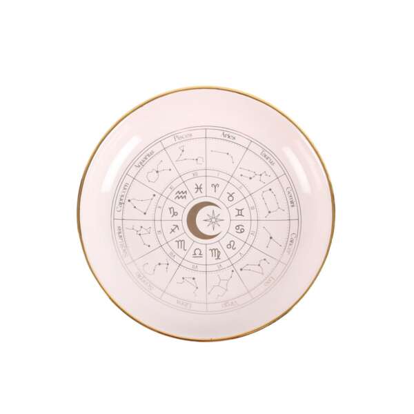 Off White Zodiac Trinket Dish